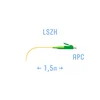 Пигтейл LC/APC SM (0.9) 1.5 m Пигтейл LC/APC SM (0.9) 1.5 m